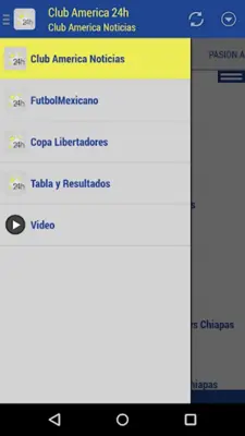 Club America 24h android App screenshot 3